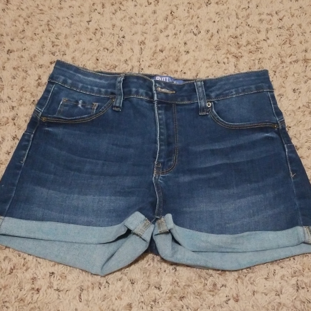 Blue jean shorts